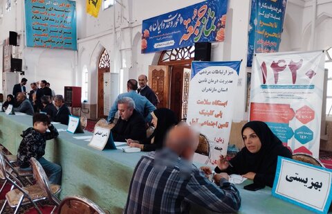 گزارش تصویری | برپایی میز خدمت و ارتباطات مردمی ادارات بهزیستی سراسر استان مازندران به مناسبت هفته بسیج