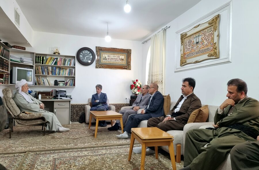 دیدار مدیرکل بهزیستی با امام جمعه پاوه