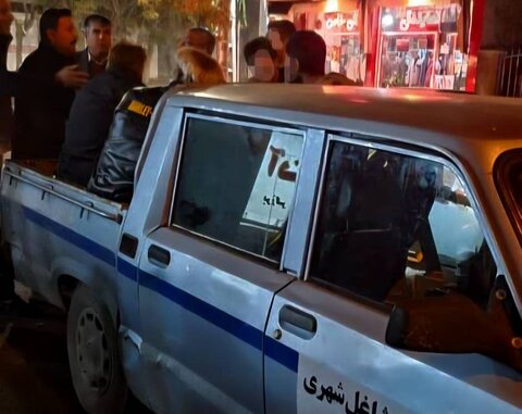 طرح جمع آوری معتادین متجاهر و شناسایی افراد بی خانمان در میاندوآب