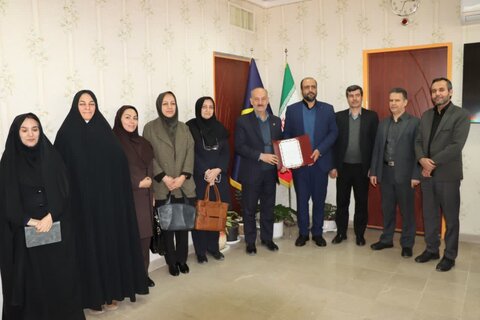 دیدار مدیرکل بهزیستی با مدیرکل صداوسیمای استان مرکزی