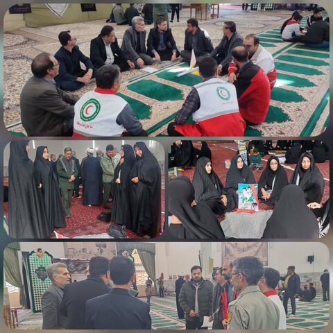 نمایش اقتدار و انسجام حلقه های تربیتی شهرستان فردوس به مناسبت هفته بسیج