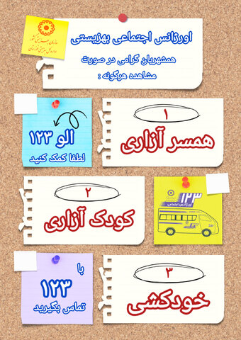 اینفوگرافیک|گروه های هدف خدمات اورژانس اجتماعی