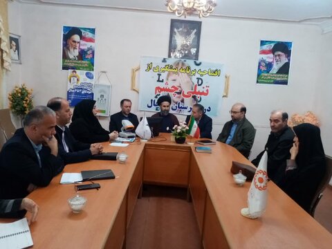 خلخال| برنامه افتتاحیه طرح آمبلیوپی (پیشگیری ازتنبلی چشم) توسط اداره بهزیستی، در شهرستان خلخال