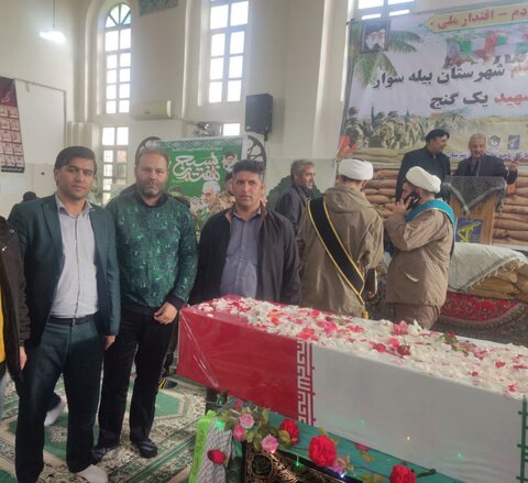 بیله سوار| یادواره شهید گمنام شهرستان بیله‌ سوار در قالب طرح «هر شهید یک گنج» برگزار شد.