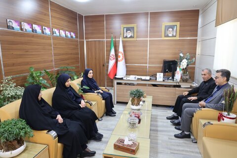 نشست مدیرکل تامین اجتماعی و مدیر صندوق بازنشستگی با سرپرست اداره‌کل بهزیستی مازندران