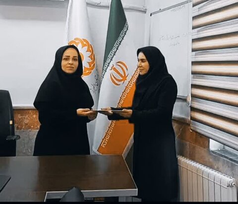 بازدید مسئول دفتر مدیریت عملکرد و پاسخگویی به شکایات بهزیستی البرز از اداره بهزیستی شهرستان نظرآباد