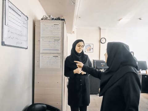 بازدید مسئول دفتر مدیریت عملکرد و پاسخگویی به شکایات بهزیستی البرز از اداره بهزیستی شهرستان نظرآباد