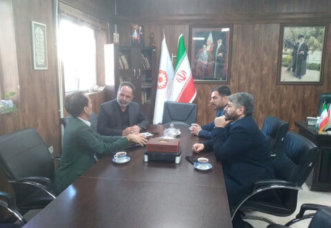 اشتهارد | دیدار رئیس و معاونین دانشگاه پیام نور با رئیس اداره بهزیستی شهرستان اشتهارد