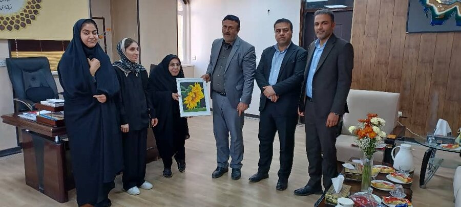 دیلم| فرماندار دیلم در دیدار با توانخواهان هنرمند دیلمی:شما مایه افتخار شهرستان هستید