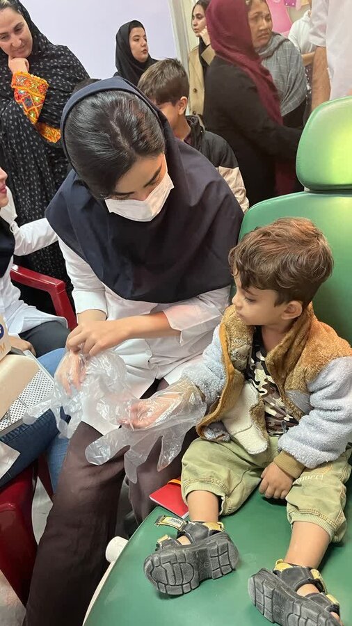  برنامه ویزیت و  دندان پزشکی برای مرکز حمایتی آموزشی کودک وخانواده سرای امید