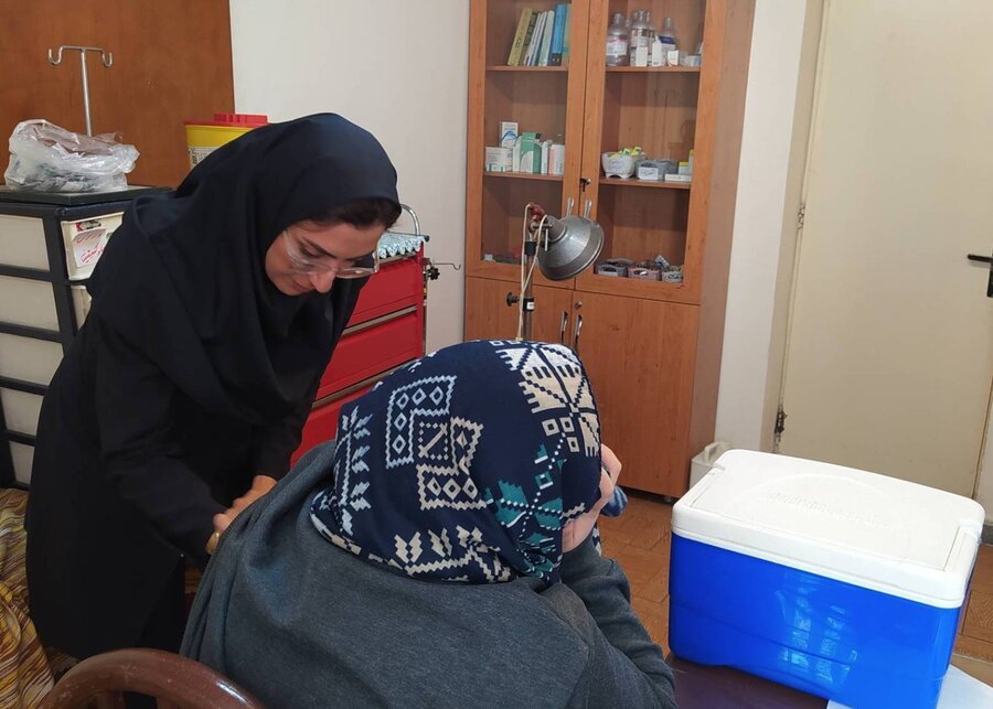 شهرتهران| اجرای طرح واکسیناسیون آنفولانزای فصلی در مرکز شهید نواب صفوی