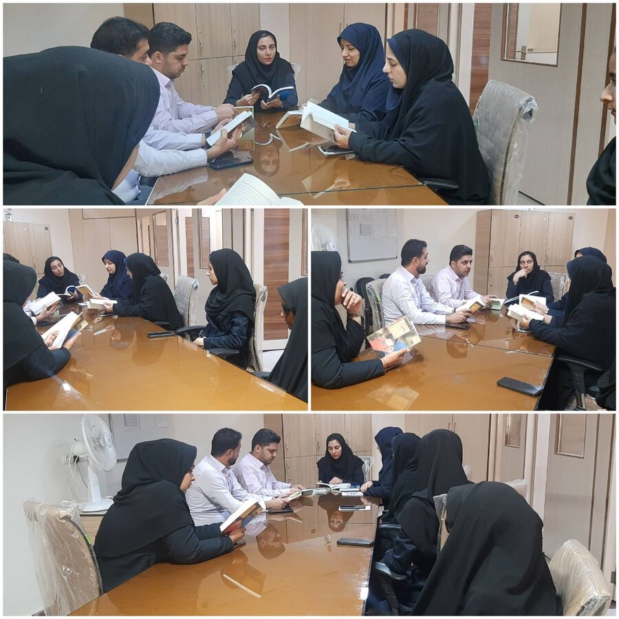 برگزاری جلسه کتاب‌خوانی باحضور کارشناسان در مرکز ۱۲۳ 