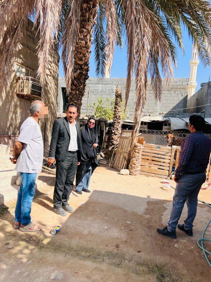 بازدید مشترک بهزیستی و بنیاد مسکن از طرح‌های احداث مسکن مددجویان در عسلویه