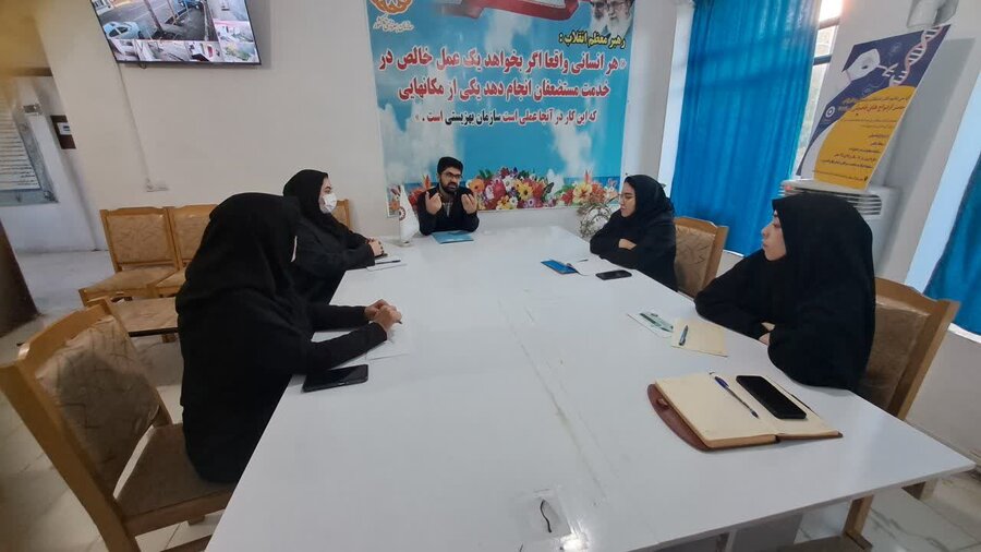 انگوت| برگزاری جلسه هماهنگی اجرای طرح غربالگری بینایی کودکان ۳ تا ۶ ساله در انگوت
