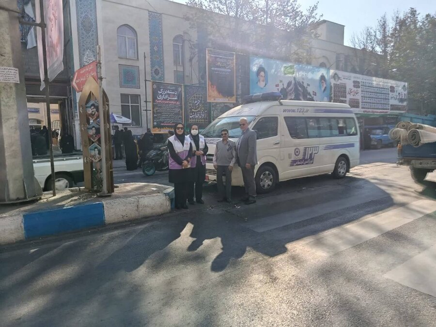 شهریار | مشارکت فعالانه بهزیستی در میز خدمت نماز جمعه شهرستان