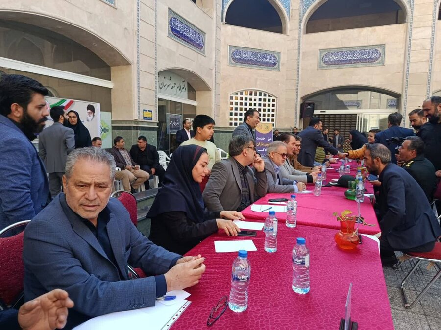 شهریار | مشارکت فعالانه بهزیستی در میز خدمت نماز جمعه شهرستان