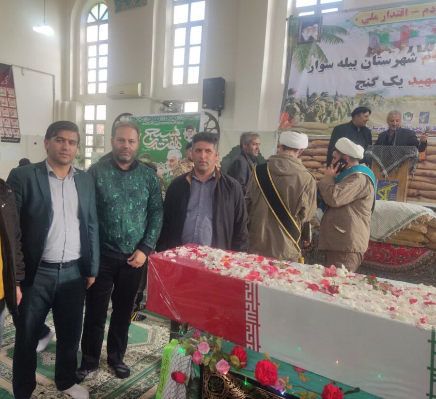 بیله سوار| یادواره شهید گمنام شهرستان بیله‌ سوار در قالب طرح «هر شهید یک گنج» برگزار شد.