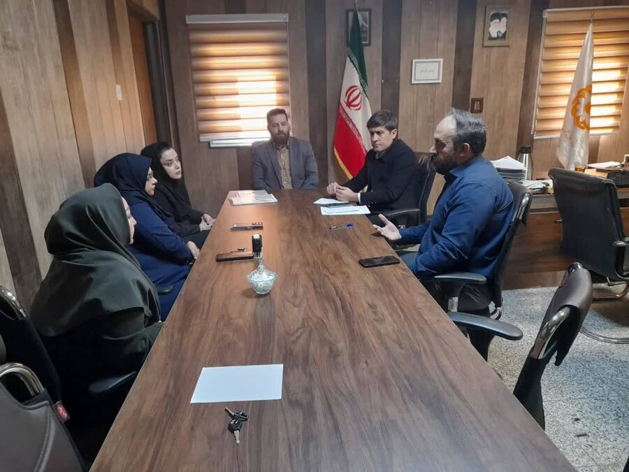 بهارستان| برگزاری مانور دورمیزی پدافند غیرعامل در اداره بهزیستی