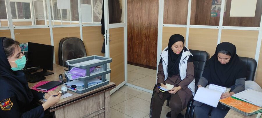 قرچک l بازدید رئیس اداره فوریت‌ها به همراه کارشناسان دفتر از اورژانس اجتماعی شهرستان