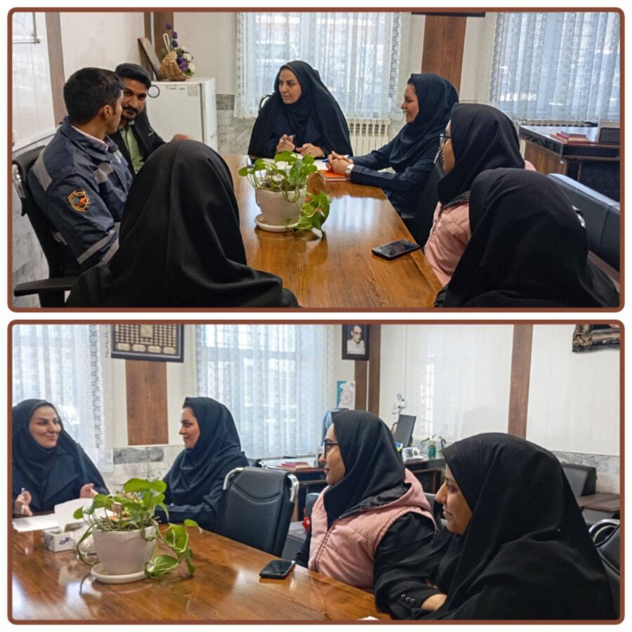 نشست کارشناسان سلامت اجتماعی با رئیس اداره بهزیستی شهرستان سربیشه