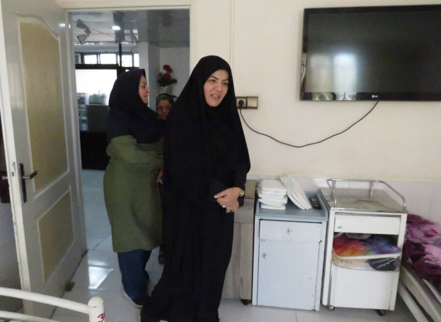 بازدید سرزده مدیرکل بهزیستی البرز از مرکز توانبخشی و نگهداری سالمندان فرزانگان