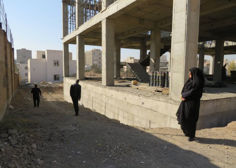 بازدید مدیرکل بهزیستی البرز از روند اجرای پروژه مرکز جامع سالمندان و اورژانس اجتماعی