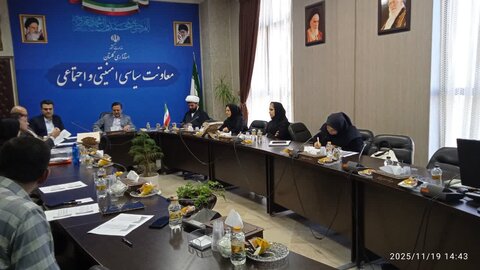 جلسه بررسی و ارزیابی سند ائتلافی کاهش و کنترل طلاق  در محل دفتر معاونت سیاسی و امنیتی استانداری گلستان برگزار شد