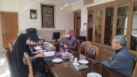 نشست  مشترک   مدیرکل بهزیستی با حاجی‌علیزاده مدیرکل حج وزیارت استان مرکزی
