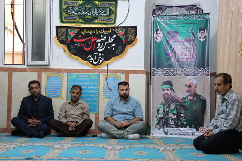 برگزاری مراسم پرفیض زیارت عاشورا و تجلیل از بسیجیان نمونه در بهزیستی استان