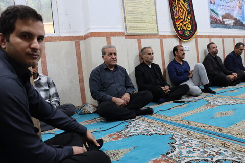 برگزاری مراسم پرفیض زیارت عاشورا و تجلیل از بسیجیان نمونه در بهزیستی استان