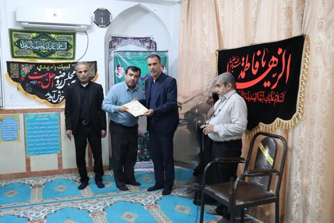 برگزاری مراسم پرفیض زیارت عاشورا و تجلیل از بسیجیان نمونه در بهزیستی استان
