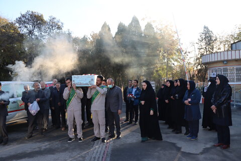 گزارش تصویری ا اداره‌کل بهزیستی مرکزی میزبان عطر حضور شهید گمنام