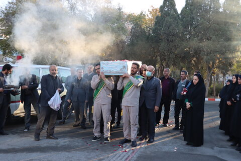 گزارش تصویری ا اداره‌کل بهزیستی مرکزی میزبان عطر حضور شهید گمنام