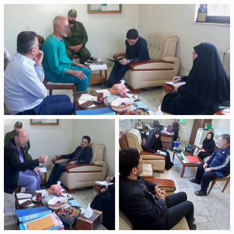 رشت /بازدید سرپرست مرکز قضایی شوق زندگی از مرکز نگهداری شبانه روزی بیماران اعصاب و روان 