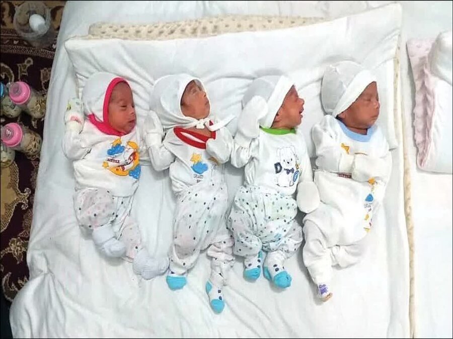 تداوم اجرای طرح حمایت از خانواده‌های دارای فرزندان چندقلو 