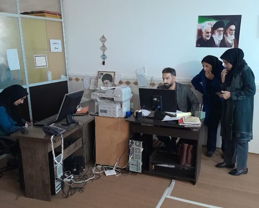 بازدید مسئول  بازرسی و ارزیابی عملکرد بهزیستی استان از مراکز تحت نظارت بهزیستی راین