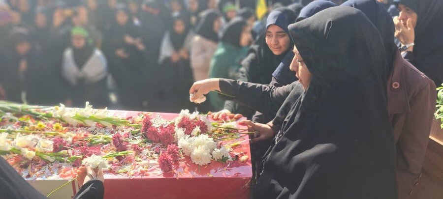 حضور مدیرکل بهزیستی گلستان در مراسم استقبال از شهید خوشنام