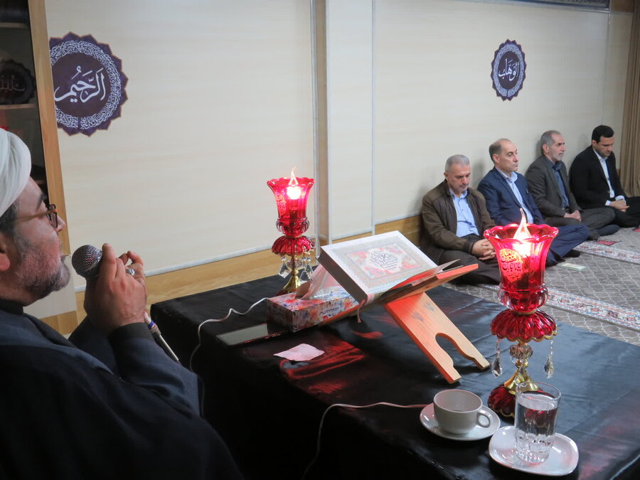 قرائت حدیث شریف کسا و عزاداری به مناسبت شهادت حضرت زهرا (س)