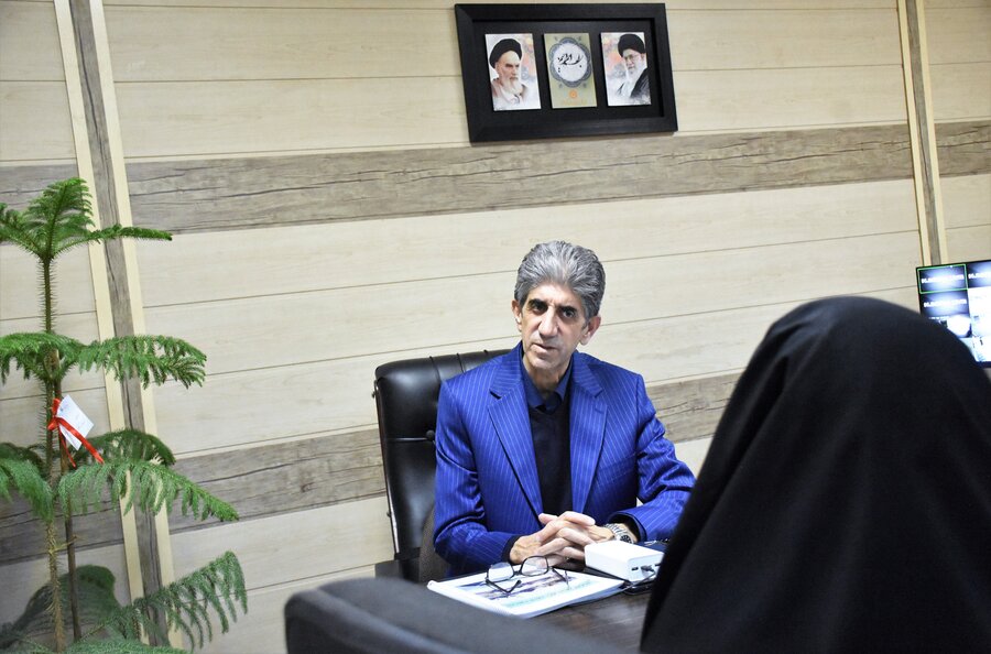 دیدار مسئول جامعه معلولان با مدیرکل بهزیستی