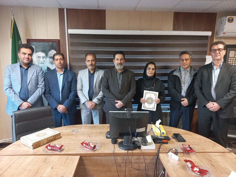 آیین تکریم و معارفه رئیس اداره پذیرش و هماهنگی استان همدان برگزار شد