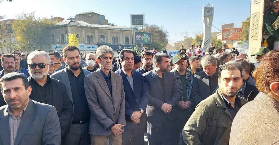 تشییع شهداء گمنام