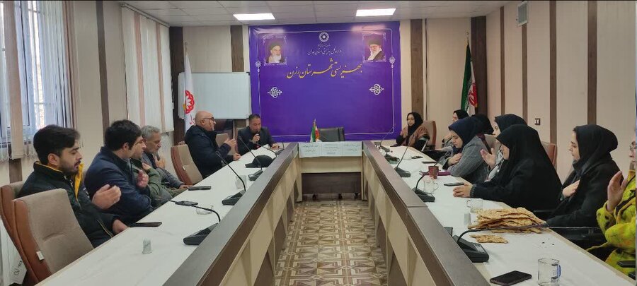 برگزاری مراسم سالروز شهادت حضرت فاطمه زهرا(س) در بهزیستی رزن