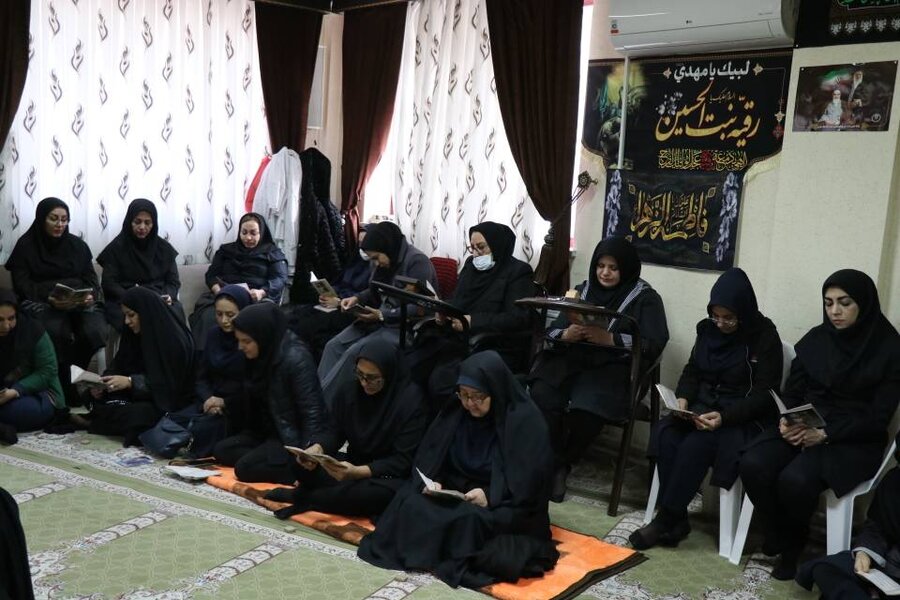 برگزاری مراسم معنوی بزرگداشت سالروز شهادت حضرت فاطمه زهرا(س) در اداره کل بهزیستی استان آذربایجان غربی