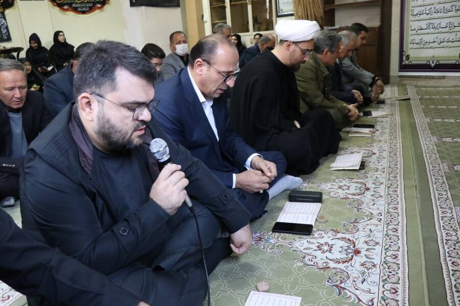 برگزاری مراسم معنوی بزرگداشت سالروز شهادت حضرت فاطمه زهرا(س) در اداره کل بهزیستی استان آذربایجان غربی