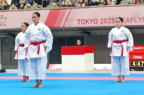 کاتای تیمی بانوان نایب قهرمان شد/ یک مدال نقره دیگر برای ایران