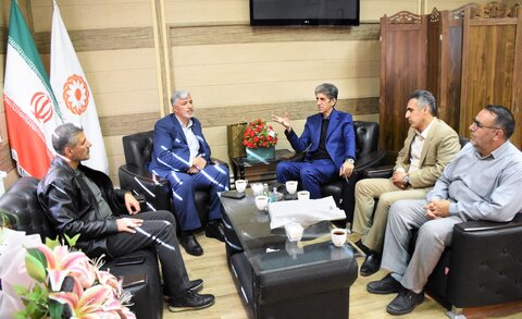دیدار رئیس دانشگاه آزاد اسلامی کرمانشاه با مدیرکل بهزیستی