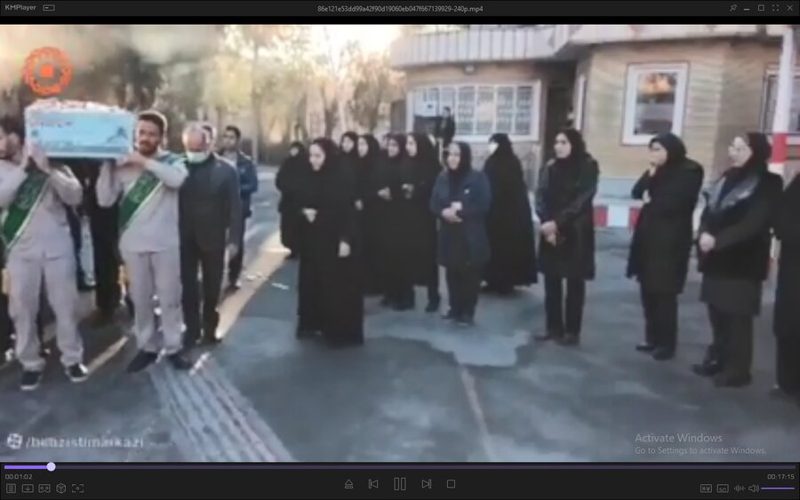 فیلم  ا با هم ببینیم  ا وداع با شهید گمنام و خوشنام در بهزیستی استان مرکزی 