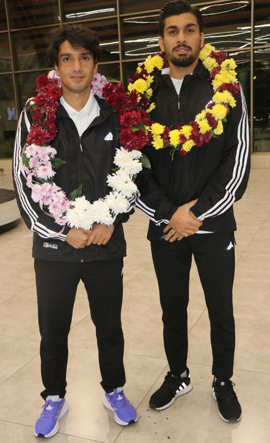 استقبال از مدال‌آوران کرمانی تیم ملی فوتبال ۷ نفره افراد دارای معلولیت