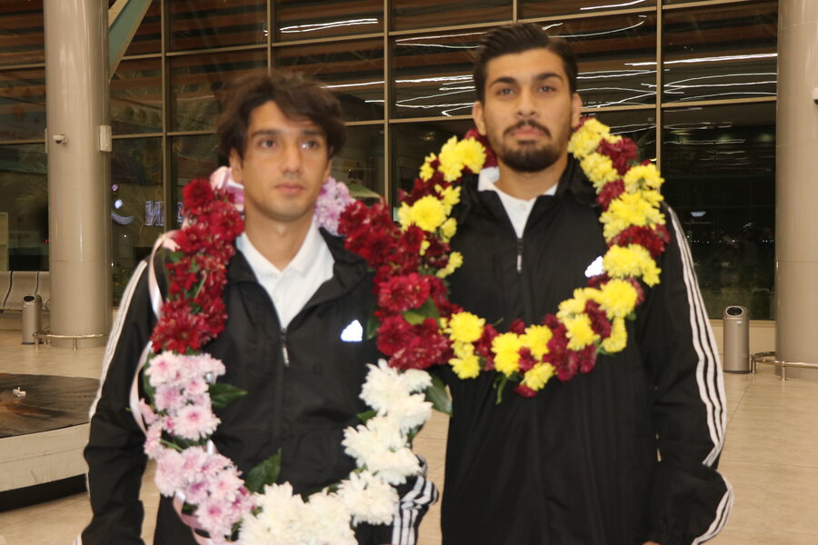 استقبال از مدال‌آوران کرمانی تیم ملی فوتبال ۷ نفره افراد دارای معلولیت