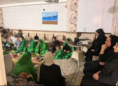 ساوجبلاغ | به مناسبت شهادت حضرت صدیقه طاهره / مراسم عزاداری در مرکز توانبخشی رشدی هوشی رویش برگزار شد